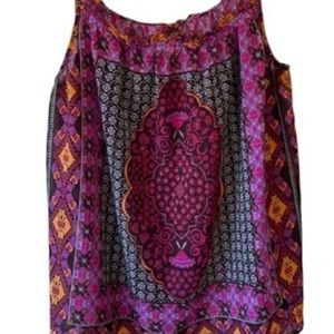 Vibrant boho tank!